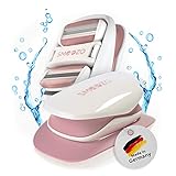 Premium Körpernassrasierer Damen und Herren - Body shaver - Körper Rasierer Frau - Nassrasierer Ganzkörper - Damenrasierer Set - Anti Rasurbrand (Delicate Ro­sé)