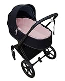 Babytragetasche oder Babytragenbezug, kompatibel mit Cybex Priam Wände und Spannbettlaken - Bambula (Rosa Make-up)