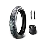 50 x 4 cm Fat Bike Reifen mit Fahrradschlauch, elektrisches Schneemobil-Vorderrad, Strand, Schneebike, einfache Installation, Ventil 32 mm, 30 PSI (200 kPA) (1 Packung)