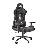 X Rocker Amarok Playstation ergonomischer Gaming Stuhl/Bürostuhl/Schreibtischstuhl mit 3D-Armlehnen & LED-Beleuchtung, drehbar und höhenverstellbar bis 120kg