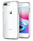 Spigen Ultra Hybrid 2 Hülle Kompatibel mit iPhone 8 Plus und Kompatibel mit iPhone 7 Plus -Crystal Clear