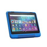 Fire HD 8 Kids Pro-Tablet | Ab dem Grundschulalter | 20,3 cm großer Bildschirm (8 Zoll), 32 GB, kindgerechte Hülle mit „Raumschiffe“-Design (2020)