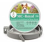 MC-Royal® Premium Zeckenhalsband für kleine Hunde - 100% natürliche Inhaltsstoffe - bis zu 8 Monate zuverlässiger Zeckenschutz