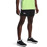 Under Armour Herren Ua Launch Zw 5' atmungsaktive kurze Laufhose funktionale Herrenshorts, Black / Black Reflective, L EU