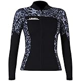 Joysummer Herren Damen Neoprenanzug Top - 3mm Neopren Neoprenanzug Jacke, Langarm Tauchanzug Rash Guard für Tauchen Surfen Schnorcheln UPF 50+, L