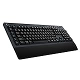 Logitech G613 LIGHTSPEED kabellose mechanische Gaming-Tastatur, Taktile Romer-G Switches, Bluetooth & 2.4 GHz Verbindung, Multimedia-Bedienelemente, 6 Programmierbare G-Tasten, QWERTZ-Layout - Schwarz