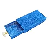 F Fityle Falsche Wimpern Verpackung Box Make Organizer Boxen für Wimpern Pflege, Blue