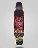 Wood Light Skate Skateboard Longboard Deck Mix Bamboo 46x9 Attack Series Dog