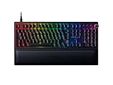 Razer BlackWidow V3 Pro (Green Switch) - Kabellose Gaming Tastatur mit mechanischen Schaltern (Taktil & klickend, Handballenauflage, Medientasten, RGB Chroma) QWERTZ DE-Layout | Schwarz