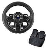 Superdrive - Rennlenkrad SV450 Racing Wheel lenkräd mit Pedalen, Shift & Vibration - Xbox X/Series, Switch, PS4, Xbox One, PC (programmierbar für alle Spiele)