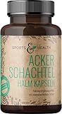 Ackerschachtelhalm Kapseln - 500mg pro Kapsel - 180 Kapseln - Zinnkraut - Vegan - Ackerschachtelhalm Extrakt - LABORGEPRÜFT - In Deutschland Geprüft