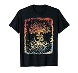 Lebensbaum-Yoga Om Shirt Keltisches Yoga T-Shirt