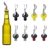 Flaschenverschlüsse mit Hebel 8pcs Universal Flaschenverschlüsse Flaschenverschluß Weinverschluss Bier Flaschenstöpsel Wein Stopfen für die weinsammlung wein champagner glasflaschen