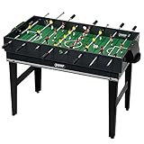 Best Sporting Tischkicker Kinder 10 in 1 Panther I Multifunktionstisch Kinder mit 10 Spielen: Billard, Tischtennis, Airhockey, Bowling, Brettspiele und mehr I Multi Spieltisch I Kickertisch Kinder