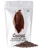 Copaya Bio Kakao Nibs Roh ohne Zusätze, Kakaonibs aus Peruanischen Kakaobohnen, Kontrollierte Premium Bohnen, Ungeröstet & Ungesüßt, Vorratspackung 1000g (1kg)