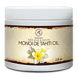 Monoi de Tahiti Körperbutter Öl 250ml - Natürlich Bodybutter mit Kokosöl und Tiare Blüten Extrakt - Body Butter - Körper Butter für Sehr Trockene Haut - Hautpflege - Natürliche Feuchtigkeitspflege