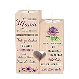 Kerzenständer-Geschenke für Mama,Muttertagsgeschenke, Kerzen Geschenke für Frauen,Geschenke für Mama von Tochter Sohn,Mama Geburtstagsgeschenk(An Meine Mama)