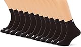 Puma Herren Quarters Sportsocken 12er Pack, Schwarz, 43-46