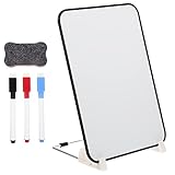 Operitacx Kleines Trocken Abwischbares Whiteboard für Den Schreibtisch Tragbares Schreib-Lapboard Magnetisches Whiteboard mit Marker Und Radiergummi to-Do-Liste Trocken Abwischbare Tafel