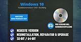 Windows 10 Installation Reparatur DVD CD (32-Bit)