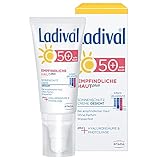 Ladival Empfindliche Haut Plus Sonnenschutz Creme für das Gesicht LSF 50+ - Parfümfreie Sonnencreme ohne Farb- und Konservierungsstoffe - wasserfest, 50 ml