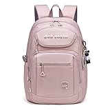 unisoul Schulrucksack Mädchen Teenager Schultasche Großen Rucksack Schule Trekking Rucksack Seventeen Reisender Rucksack Rosa Wasserdicht Und Schmutzabweisend für Schule Reise