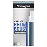 Neutrogena Retinol Boost Nachtcreme (50ml), & schnell einziehende & Anti-Age Gesichtspflege Creme mit Retinol,Myrtenblatt-Extrakt & Hyaluronsäure, Gesichtscreme für jünger & gesund aussehende Haut