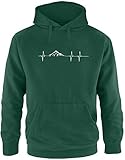 EZYshirt® Skifahren | Berg Frequenz | Snowboard Freestyle Winter Herren Hoodie