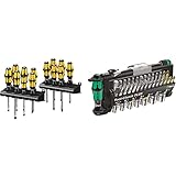 Wera Big Pack 900 Schraubendreher Set Kraftform - Schraubmeißel und Rack, 13-teilig, 05133285001 & Bit-Sortiment, Tool-Check PLUS, 39-teilig, 05056490001, (39 Stück)1er Pack