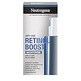 Neutrogena Retinol Boost Nachtcreme (50ml), schnell einziehende Anti-Age Gesichtspflege Creme mit Retinol, Myrtenblatt-Extrakt & Hyaluronsäure, Gesichtscreme für jünger & gesund aussehende Haut