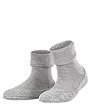 FALKE Damen Hausschuh-Socken Cosyshoe, Wolle, 1 Paar, Grau (Light Grey 3400), 39-40