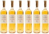 Samos Wein Vin Doux 6x 0,75l Likörwein weiß süß P.D.O. | 15% Vol. | Samos Wein | + 1 x 20ml Olivenöl'ElaioGi' aus Griechenland