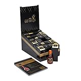 Amazon Premium Spirituosen Adventskalender | Whisky, Gin, Rum, Vodka, Likör | 2022 | 24 Miniaturflaschen inklusive Booklet mit Verkostungsnotizen und Cocktailrezepten