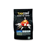 Tanoshi Koifutter - Grower Plus 5 kg 6mm | Schwimmendes Allein-Koifutter für maximales Koi-Wachstum mit Lachsöl und Krill…