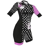 Damen-Radtrikot, Triathlon-Rennanzug, Overall, Fahrradbekleidung, Fahrrad-Skinsuit mit Taschen/9D-Gelpolster (Color : 05, Size : XXL)