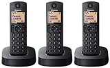 Panasonic kx-tgc313spb Telefon Kabelgebundene ISDN schwarz