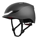 Lumos Street Smart-Helm | Urban | Skateboard-, Roller- und Fahrradzubehör | Vorder- und Rücklicht (LED) | Blinker | Bremslichter | Bluetooth-Verbindung | Erwachsene: Männer, Frauen (Charcoal Black)