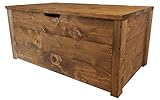 Truhenbank banktruhe sitzbank sitztruhe truhen aus Holz B x T x H ca.: 100cm x 40cm x 45cm.