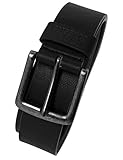 Urban Classics Unisex Leather Imitation Belt G rtel, Schwarz (Black 7), M (110 cm Länge) EU