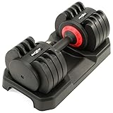 MAXXIVA® Kurzhantel-Set verstellbar 5 Gewichtsstufen 4 – 25 kg inklusive Hantelablage Hantelset für Kraftsport Muskelaufbau Workouts Bodybuilding Reha