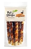 Pet 'n Shape Duck Hide Twist- All Natural Dog Treat, Duck, Large, 6 Count