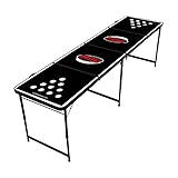 Beer Pong Tisch mit Cupholder „Classic“ von My Beer Pong inkl. 6 Beer-Pong Bällen | klappbares Gestell & leicht zu transportieren | wasserabweisend & leicht zu reinigen