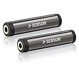 SEBSON 2X Klinken Kupplung 3,5mm Stereo, weiblich/weiblich, AUX Verbinder/Adapter Buchse für Audio Kabel