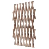 Windhager Hartholz-Spalier Rankhilfe Rankgitter Holzzaun Pflanzengitter zusammenfaltbar variabel verstellbar, 120 x 180 cm,beige, 05674