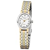 Regent Damen-Armbanduhr Elegant Analog Stahl ionenplattiert gold-Armband silber gold Quarz-Uhr URF393