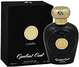 Lattafa Halal Attar Opulent Oud Musk Blue Black White Eau de Parfum, Zerstäuber, 100 ml