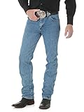 Wrangler Men's Premium Performance Cowboy Cut Slim Fit Jean, Stonewashed, 40W x 32L