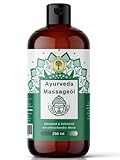 Ayurvedisches Anti Cellulite Öl 250ml effektives Körperöl für straffe Haut | Hautöl gegen Celulitis, Dehnungsstreifen & Orangenhaut | Figuröl zum Haut straffen - Massageöl Made in Italy