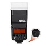 Godox TT350S TTL Kamerablitz Speedlite, 2.4G HSS 1 / 8000s TTL GN36 Elektronischer Blitz für Sony Mirrorless Digitalkamera