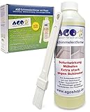 AGO® 1x 500ml Schimmelentferner mit Pinsel I Anti Schimmel Mittel Schimmelpilzentferner Schimmelreiniger Fungizid für Bad UVM I hoch wirksam - deutlich stärker als herkömmliche Sprühreiniger